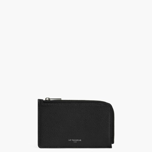 PORTE CARTES ZIPPE NOIR